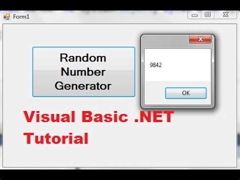 generate random number vb.net|VBMath.Randomize Method (Microsoft.VisualBasic).